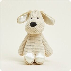 Warmies Dog Plush Microwavable Weighted Lavender Scented Cream Corduroy 13in